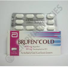 بروفين كولد اقراص لنزلات البرد Brufen Cold Tablet