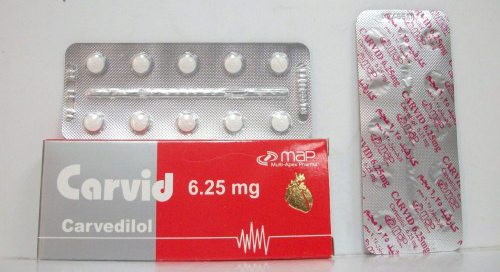 كارفيد أقراص لعلاج ارتفاع ضغط الدم Carvid Tablets