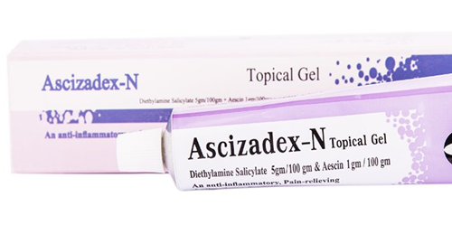 جيل أسي زادكس إن لعلاج الكدمات والتورمات Ascizadex N Gel