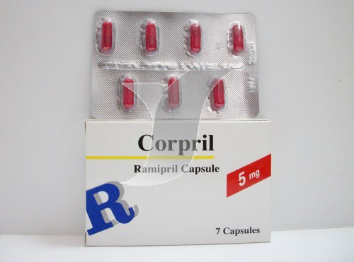 كبسولات كوربريل لعلاج فشل القلب الاحتقانى وضغط الدم المرتفع Corpril Capsules