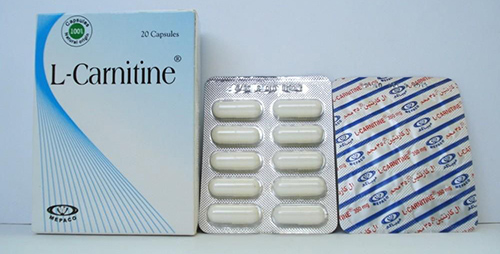 كبسولات إل كارنيتين شراب نقط لضعف وضمور العضلات الهيكلية L Carnitine