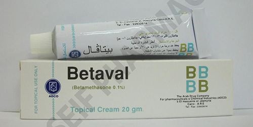 بيتافال كريم لعلاج التهابات الجلد Betaval Cream