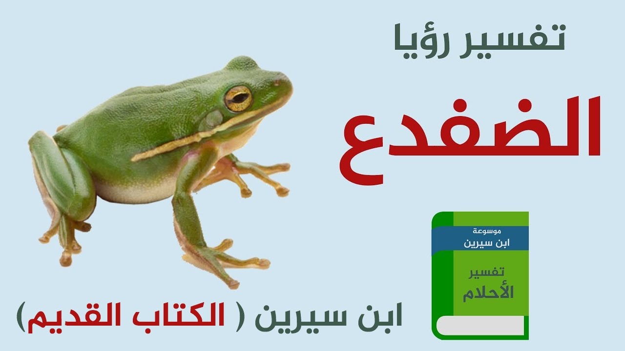 تفسير حلم رؤية الضفدع في المنام لابن سيرين