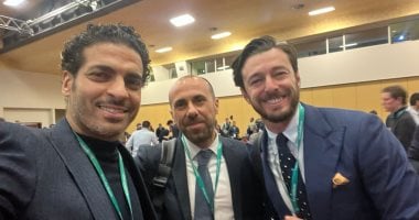 هانى سعيد يشارك فى قمة transfer room بروما لمناقشة قضايا الانتقالات   حصري على لحظات